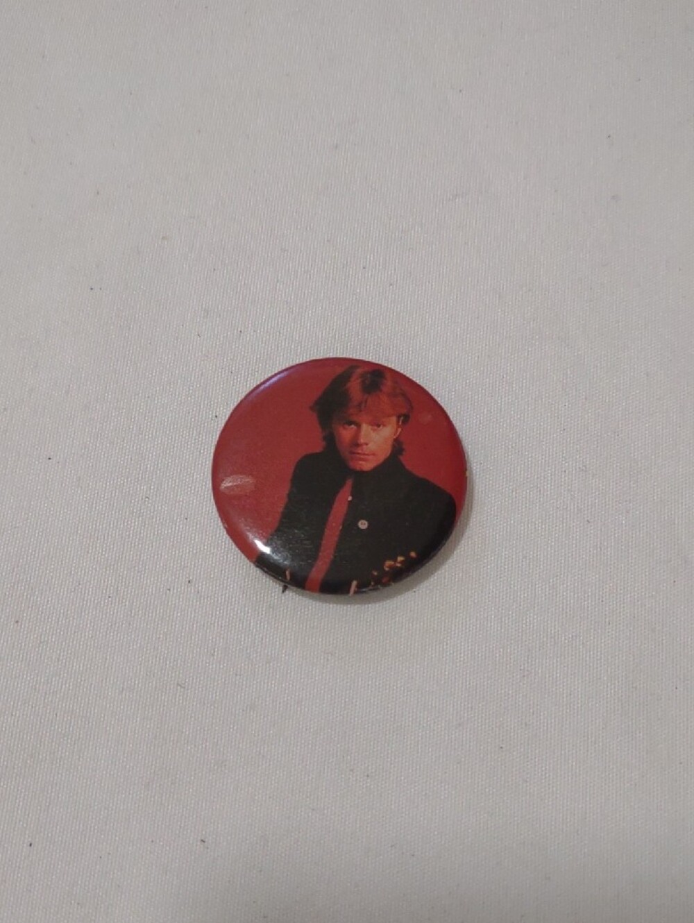 Vintage 1979 Dave Edmunds "Repeat When Necessary" Promotional Button Pin